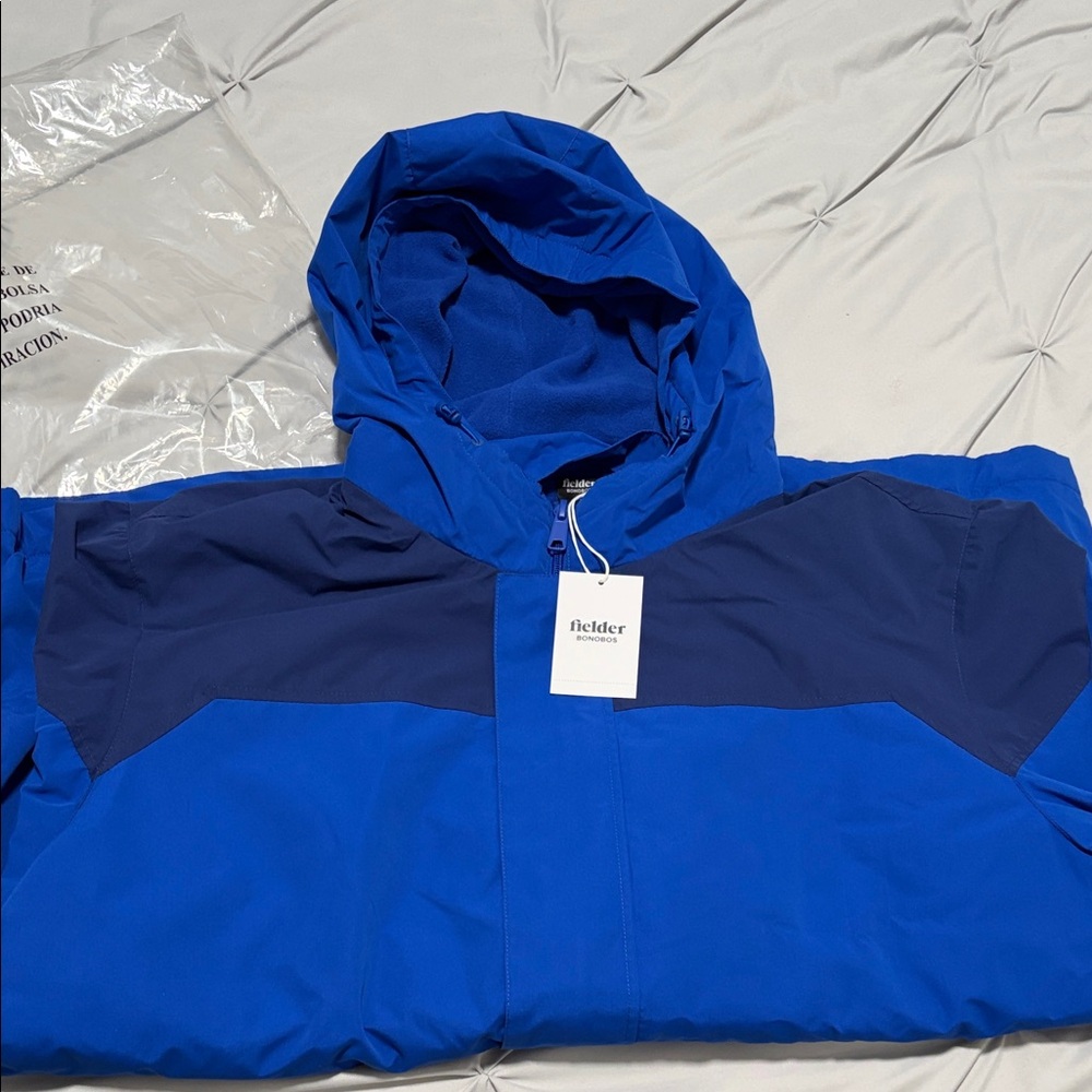 NEW Bonobos Fielder Fleece Lined Jacket - Wind and Water resistant Sz XXXL men’s